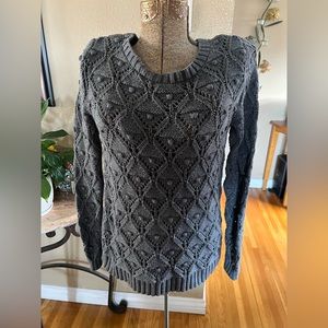 Knit sweater top